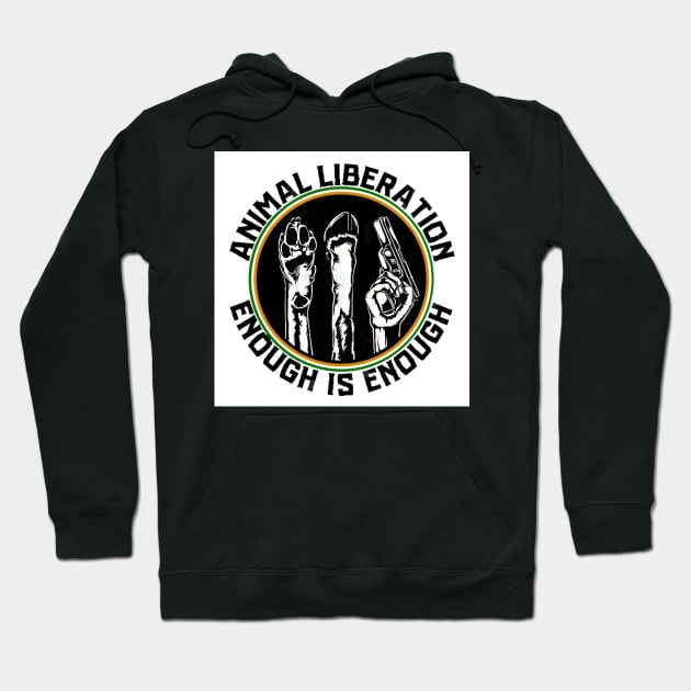 Animal Liberation Hoodie by RichieDuprey